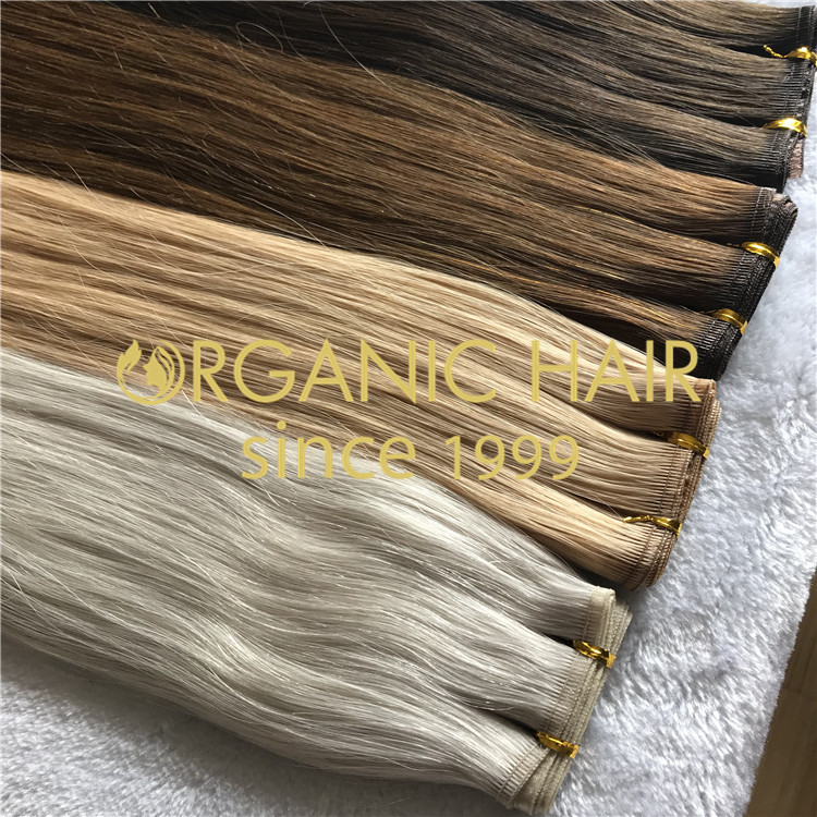 New weft Hybrid wefts hair extensions H168